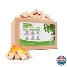 Wfluoluo 4" Mini Kiln Dried Pine Firewood Sticks, Barkless, Low Smoke, 12 Lbs. Fixed Price $80.56.