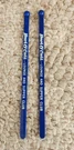 Set Of 2 Port O' Call Lounge & Supper Club Swizzle Sticks Drink Stirrers Blue. Fixed Price $9.99.