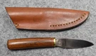 Steven Rick Custom Wood Handle Knife 2-7/8" Blade 6-1/4'' Long. Fixed Price $199.50.