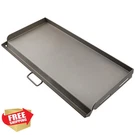 Hisencn Griddle Camp Chef Burner Stove 14X32" Cast Iron Flat Top. Fixed Price $137.29.