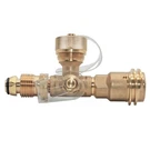 Propane Rv And Cylinder Port Adapter Pol, Qcc, CGA600, 1/4 Inch Inverted Flare. Fixed Price $28.95.