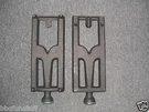 Dcs 27" Gas Grill Cast Iron Heavy Duty Replacement Two Burner Set 16" X 6.25". Fixed Price $110.00.