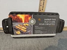 Outset 76375 Shrimp Cast Iron Grill And Serving Pan 22 Time 13 1/8 X 1/4". Fixed Price $34.99.