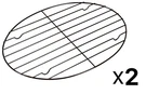Fox Run Non-stick Oval Roasting/cooling Rack (2-PACK). Fixed Price $17.67.