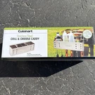 Cuisinart Stainless Steel Grill And Griddle Caddy Model CSC-1000. Fixed Price $21.99.