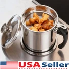 Bacon Grease Container Kitchen Oil Can With Strainer And Anti-slip New. Fixed Price $16.18.