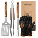 Grill Tool Set Stainless Steel Griddle Accessories For Outdoor Camp Chef, Mul.... Fixed Price $34.70.