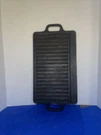 Non-stick Cast Iron Grill Griddle Pan Ridged And Flat Double Sided Estate Find. Fixed Price $26.10.