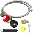 5FT 0-30 Adjustable High Pressure Propane Regulator With Gauge 60PSI Ga.... Fixed Price $40.86.