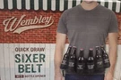 Wembley, Novelty Beer Belt Opener "6 Pack" Party Cans Bottles. Fixed Price $12.00.