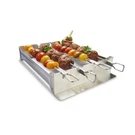 Broil King Gas Grill Stainless Steel 4) 12" Narrow Kebab Rack 69138. Fixed Price $27.99.