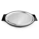 New Star Foodservice 26733 Oval Stainless Steel Sizzling Platter With Insulat.... Fixed Price $29.82.