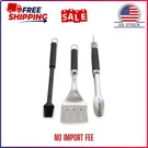 Weber Precision 3-PIECE Bbq Barbeque Grill Black/silver Set 6772 **new**. Fixed Price $29.99.