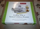 New Living Homes Outdoors Grilling Wok And Vertical Chicken Roaster. Fixed Price $12.00.
