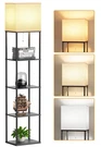 Partphoner 5-TIER Floor Lamp With Shelves Led. Fixed Price $114.99.