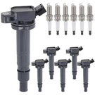 Sorghum Ignition Coil Pack And Spark Plugs Compatible With Toyota 4RUNNER Tun.... Fixed Price $118.63.