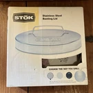 Stok Stainless Steel Basting Lid 12.5" Diameter New Open Box. Fixed Price $14.26.
