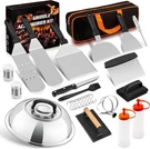 26-PIECE Griddle Accessories Kit, Flat Top Grill Utensils Tool Set, Stainless.... Fixed Price $35.99.
