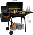 CC1830S Bbq Charcoal Grill And Offset Smoker 823 Square Inch Cooking Surface,. Fixed Price $225.00.