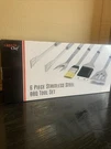 Nib Grande Chef 6 Piece Stainless Steel Bbq Tool Set W/metal Case. Fixed Price $21.50.