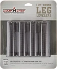 Camp Chef Portable Stove Leg Levelers Set Of 4 Adjustable Height 2.5 Inch. Fixed Price $56.79.