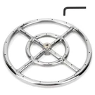 Stanbroil 12 Round Fire Pit Burner Ring Inch, Stainless Steel. Fixed Price $72.50.