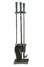 Uniflame T40140BK 4-PIECE Fireset Black. Fixed Price $75.00.