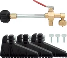 Propane Refill Adapter For 1 Lb. Tanks, Leak-proof Kit With 3 Hea. Fixed Price $47.46.