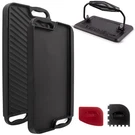Cast Iron Griddle/grill + Burger Press Pan Scrapers Reversible Pre-season.... Fixed Price $77.24.