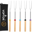 5 Pcs Marshmallow Roasting Sticks For Fire Pit Long 32INCH, Smores. Fixed Price $8.79.