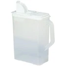 Buddeez 8-QUART Clear Food Storage Container For Pantry & Kitchen White Lid. Fixed Price $30.49.