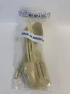King Kraft Nylon Serving Utensils Set Of 4 Almond Spatula Ladle Scoops New. Fixed Price $45.00.