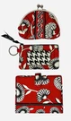 Vera Bradley Deco Daisy Passport Cover, Kiss Lock Coin Purse, Id Holder 3 Pc Set. Fixed Price $38.99.