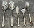 Mikasa Emile Serving Utensils 5 Piece Set Glossy 18/10 Stainless Steel Flatware. Fixed Price $39.95.