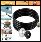12FT Low Pressure Propane Hose & Regulator For Gas Grill, Fire Pit, Stove - 3/8". Fixed Price $49.99.