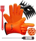 Eastking Gloves/bbq Claws/meat Thermometer And Silicone Brush Superior Va.... Fixed Price $34.02.