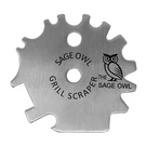 Sage Owl Bristle-free Stainless Steel Bbq Grill Scraper Safe Universal Gril.... Fixed Price $26.68.