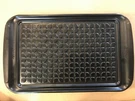 Tovolo 2-PIECE Large Prep & Serve Bbq Grilling Trays Red Black Ln 17X10.5. Fixed Price $17.00.