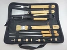 Grande Chef Professional Grade 11 Piece Steel Bbq Tool Set & Storage Case. Fixed Price $12.95.