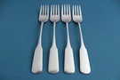 Wmf Pilgrim Salad Forks (set Of 4) Satin Stainless Germany 6 7/8". Fixed Price $50.99.