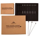 Stainless Steel Cocktail Picks Regular Length 4" (set Of 12) Perfect Bar To.... Fixed Price $21.65.