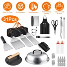 Ultimate 31-PIECE Griddle Accessories Kit W/ Spatulas Press For Camp Chef. Fixed Price $46.89.