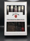 Jim Beam 5-PIECE Stainless Steel Extra Long Ergonomic Grip Handles Bbq Tool Set. Fixed Price $24.00.