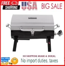 Charbroil 1-BURNER Portable Gas Grill, Stainless Steel 465640214. Fixed Price $85.99.