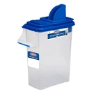 Buddeez 08301B-KPLT-DS Kingsford Wood Pellet Dispenser, Clear/blue Hold 20 Lbs.. Fixed Price $26.76.