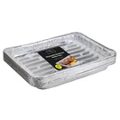 Pack Of 25 Disposable Aluminum Broiler Pans Good For Bbq, Grill Trays Mul.... Fixed Price $40.58.