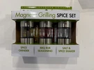 Cuisinart Magnetic Grilling Spice Set Stainless Steel Outdoor CSS-33. Fixed Price $23.00.