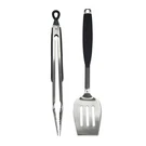 Mr. Bar-b-q Piece Grill Set Easy Grip Steel Locking Tongs And Spatula 02939Y. Fixed Price $28.95.