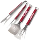 Youthefan Ncaa Spirit 3-PIECE Stainless Steel Bbq Set Team Colors Grill Tools. Fixed Price $29.95.