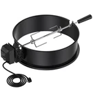 Onlyfire Upgrade Chrome Plated Steel Rotisserie Ring Kit For Weber 18 Inch. Fixed Price $132.78.